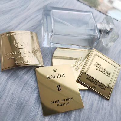 ซื้อ สติกเกอร์ฉลากโลโก้โลหะแบบกำหนดเองสำหรับเครื่องสำอาง ขวดแก้ว น้ำหอม เครื่องสำอาง เทียน online manufacture