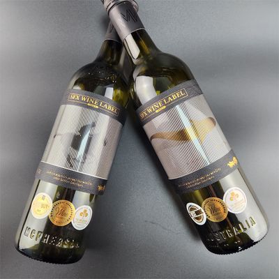 ราคาดี Holographic Dynamic Wine Custom Sticky Labels การพิมพ์สติ๊กเกอร์ธุรกิจ ODM ออนไลน์