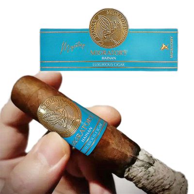 ราคาดี Luxury 3D Effect Cigar Label with Pantone Color and UV Printing for Premium Cigar Bands ออนไลน์